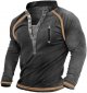 Mens Fashion Leisure Simple Autumn And Winter Leisure Threaded Neckline Raglan Sleeve Pullover Sweater Long Love