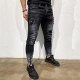 Leg Men's Pants Plus-Size Street Hip Hop Loose Work Long Trousers Jeans Pants Mens Jeans Men Jeans Regular Fit Jeans